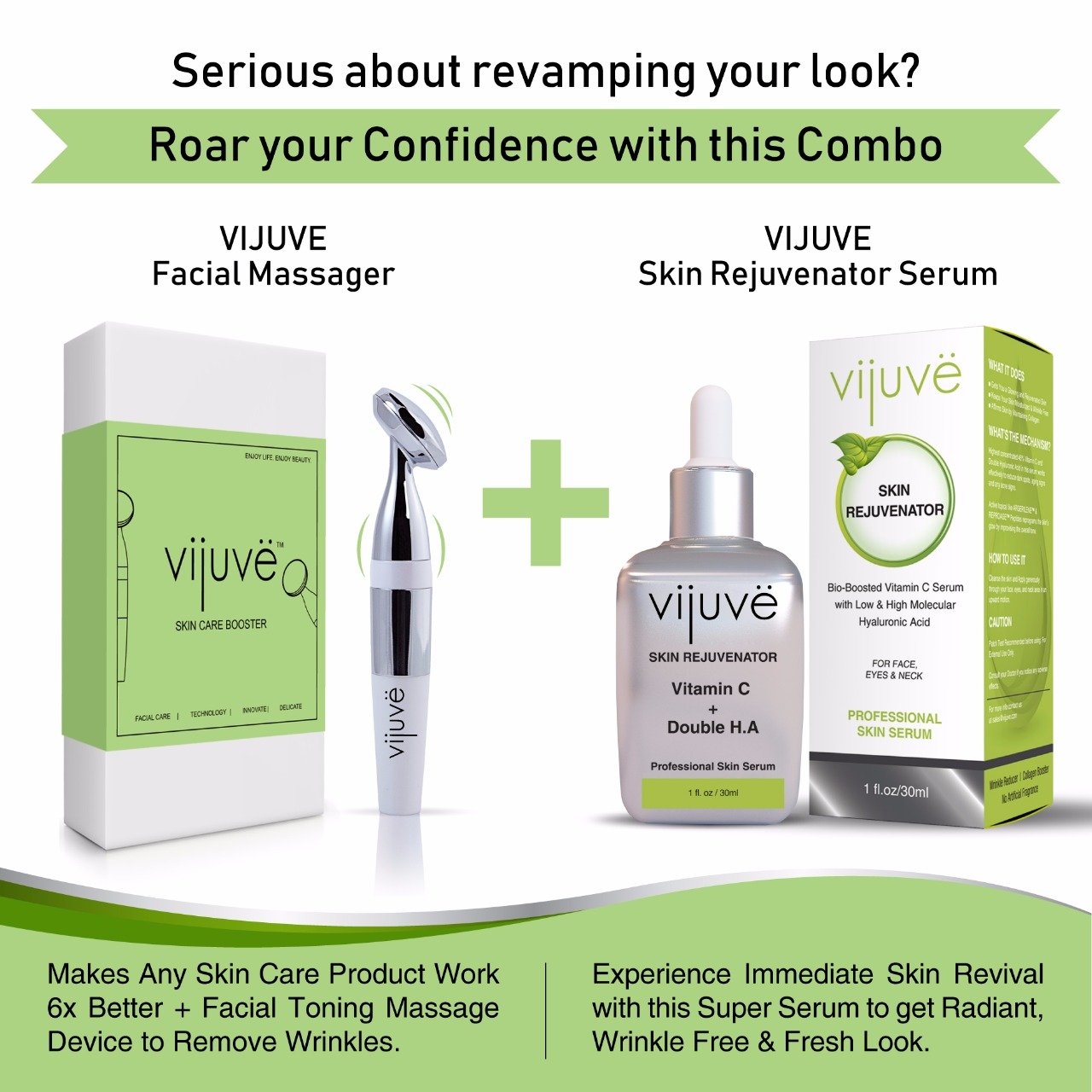 Appareil de massage anti-âge Vijuve pour le visage, anti-rides, sculptant le cou et le visage